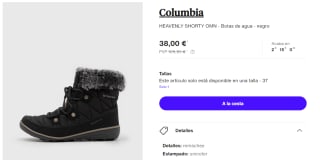 Calzado Columbia desde solo 38€ grandes ofertas