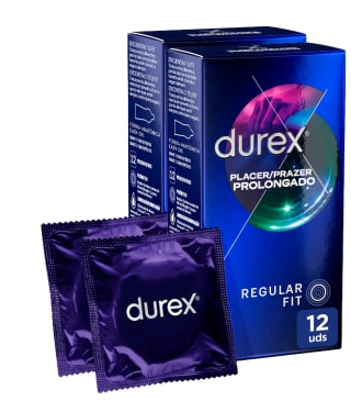 24 Durex - Preservativos Placer Prolongado para Mayor Sensación por solo 6,3€