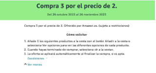 Compra 3 por el precio de 2 Artículos para el hogar en Amazon