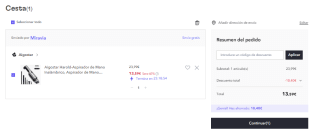 Aspirador de Mano Inalámbrico Aigostar Harold por 13.59€