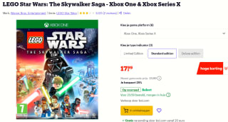 Lego Star Wars The Skywalker Saga Xbox One & Xbox Series X voor €17,99 bij Bol.com
