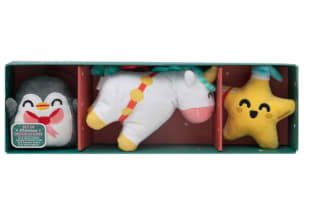 Mr. Wonderful 3 adornos navideños tela: Unicornio, estrella, pingüino por 6,45€