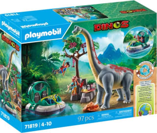 PLAYMOBIL Dinos Brachiosaurus met hovercraft voor €49,59 bij Bol