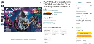 Playmobil - Aventuras de Ayuma Refugio de las Bat Fairies por 11,75€