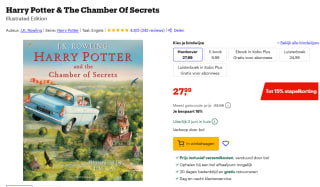 Harry Potter and the chamber of secrets (illustrated edition) voor €27,99 bij Bol