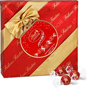 Lindt Lindor Caja Bombones de Chocolate Leche Wrapped Box, 287gr por 5,99€.