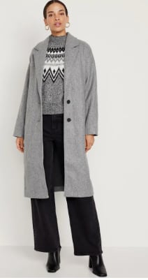 Abrigo Long Overcoat Old Navy Mujer por $53.990