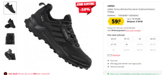 adidas Terrex AX4 Gore-Tex Multisportschoenen voor €55,98 bij Sport-Korting