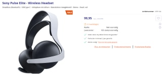 Sony PS5 Pulse Elite draadloze headset voor €99,95 bij Azerty