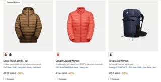 Tot 40% korting tijdens de Mammut Sale