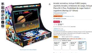 Arcade recreativa, Incluye 9.800 Juegos, Joysticks Arcade y 6 Botones de Juego, Incluye Placa DX 2 Plus por 333,44€