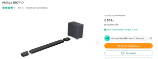 Philips Fidelio B97 Soundbar 7.1.2 voor €519 bij Art&Craft