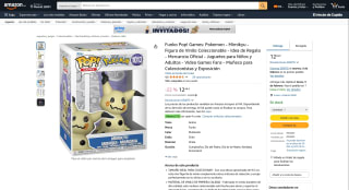 Funko Pop! Games Pokemon Mimikyu por 12,49€