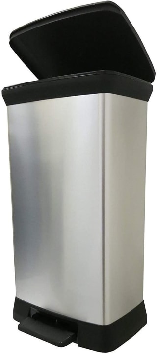 Curver Decobin Prullenbak- 50L Zilver Metallic voor €32,99 bij Amazon