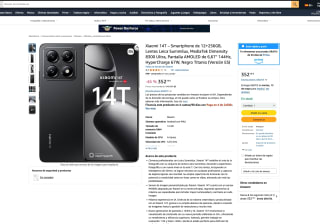 Xiaomi 14T 12+256GB Negro por solo 352,19€