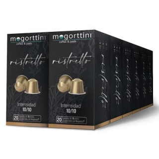 Ristretto 12 cajas Mogorttini. 240 Cápsulas compatibles con Nespresso, por 20.85€