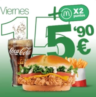 McDonalds Menu Crispy Chicken por 5,90€