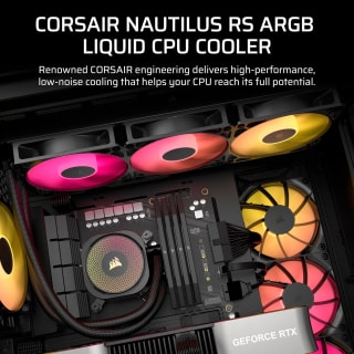 Corsair Nautilus 360 RS ARGB Black waterkoeler voor €119,90 bij Amazon