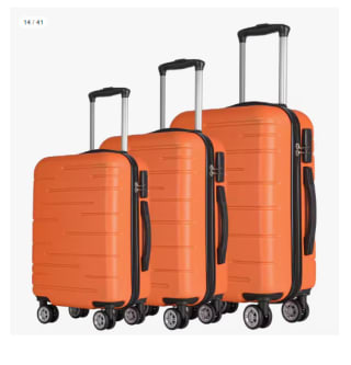 Juego de 3 Maletas Trolley ABS Semirrígidas 4 Ruedas por 59.49€ (Cuenta Nueva 47.49€)