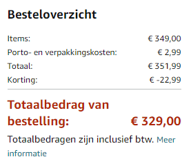 GoPro Hero 12 voor €329 bij Amazon