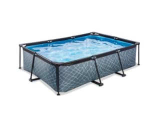 Exit Piscina aspecto piedra 220 x 150 x 60cm con bomba de filtro por 109,99€