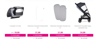Diverse Easywalker laatste kans artikelen vanaf €19,99 bij Van Asten Babysuperstore