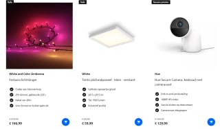 Tot 40% korting + 25% extra korting na aanmelding nieuwsbrief in de phlips store