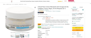 3x L'Oreal Paris Crema Hidratante Anti Arrugas De Día 50ml por 9.51€