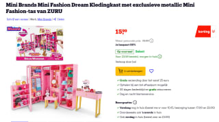 Mini Brands Mini Fashion Dream Kledingkast voor €15,99 bij Bol