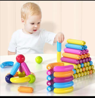 Juego piezas magnético infantil 25 piezas por 8,49€