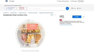 Promoción 3x2 todas las tarrinas de ensaladas Carrefour