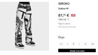 Pantalón de nieve de Mujer Siroko Sakha-W por 81.96€