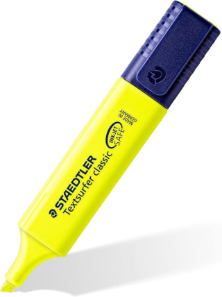 Pack 10 Staedtler Rotuladores fluorescentes color amarillo por 4,71€