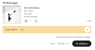 15% korting op alle IXXI's