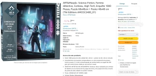 Puzzle de 1000 piezas ART&Meeple ciencia ficción por 7,49€