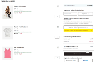 50% extra kassakorting op de sale bij Takko Fashion