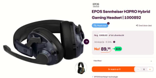 EPOS H3 Pro Hybrid - Gaming Headset voor €89,95 bij Ibood
