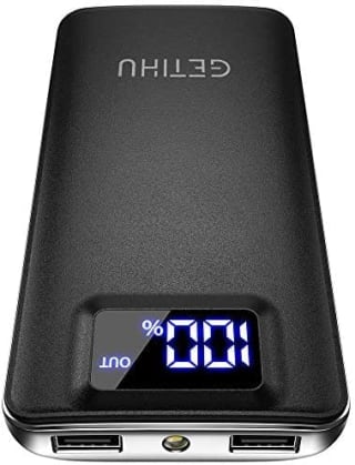 GETIHU Power Bank Speed LED Display USB C Portable Charger for £9.99 at Amazon
