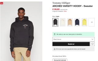 Tommy hilfiger hoody’s voor €26,95 bij Zalando