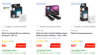 Philips Hue 2e voor halve prijs bij Bol.com