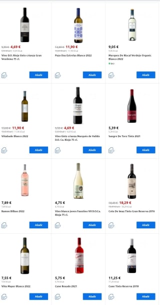 -20% Acumulable en Cheque-ahorro con estos vinos.