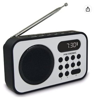 Metronic - Radio Digital portátil con Alarma por 10€