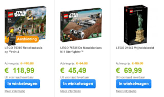 Tot 30% korting op LEGO in de Speelgoednl shop