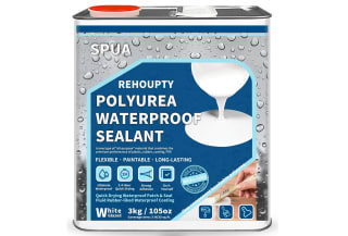 Sellador Impermeable REHOUPTY 3kg Adhesivo Reparador de Fugas Revestimiento Impermeable Interiores y Exteriores-CR por 19,99€