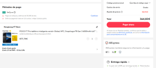 Xiaomi Poco F7 Pro de 12GB/512GB por 364,83€
