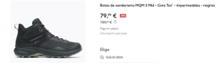 Botas de senderismo para Mujer Merrell MQM 3 Mid GTX por 79.99€
