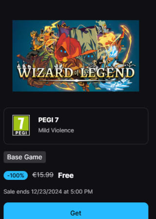Wizard of Legend gratis via EpicGames