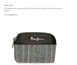 Monedero de mujer redondo Pepe Jeans Kendra por 12€