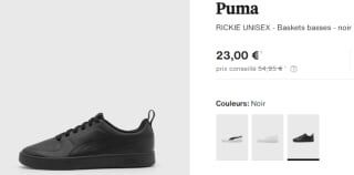 Baskets Puma Richie à 23€
