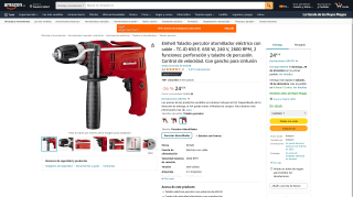 Taladro Percutor Eléctrico Einhell TC-ID 650 E por 24,45€